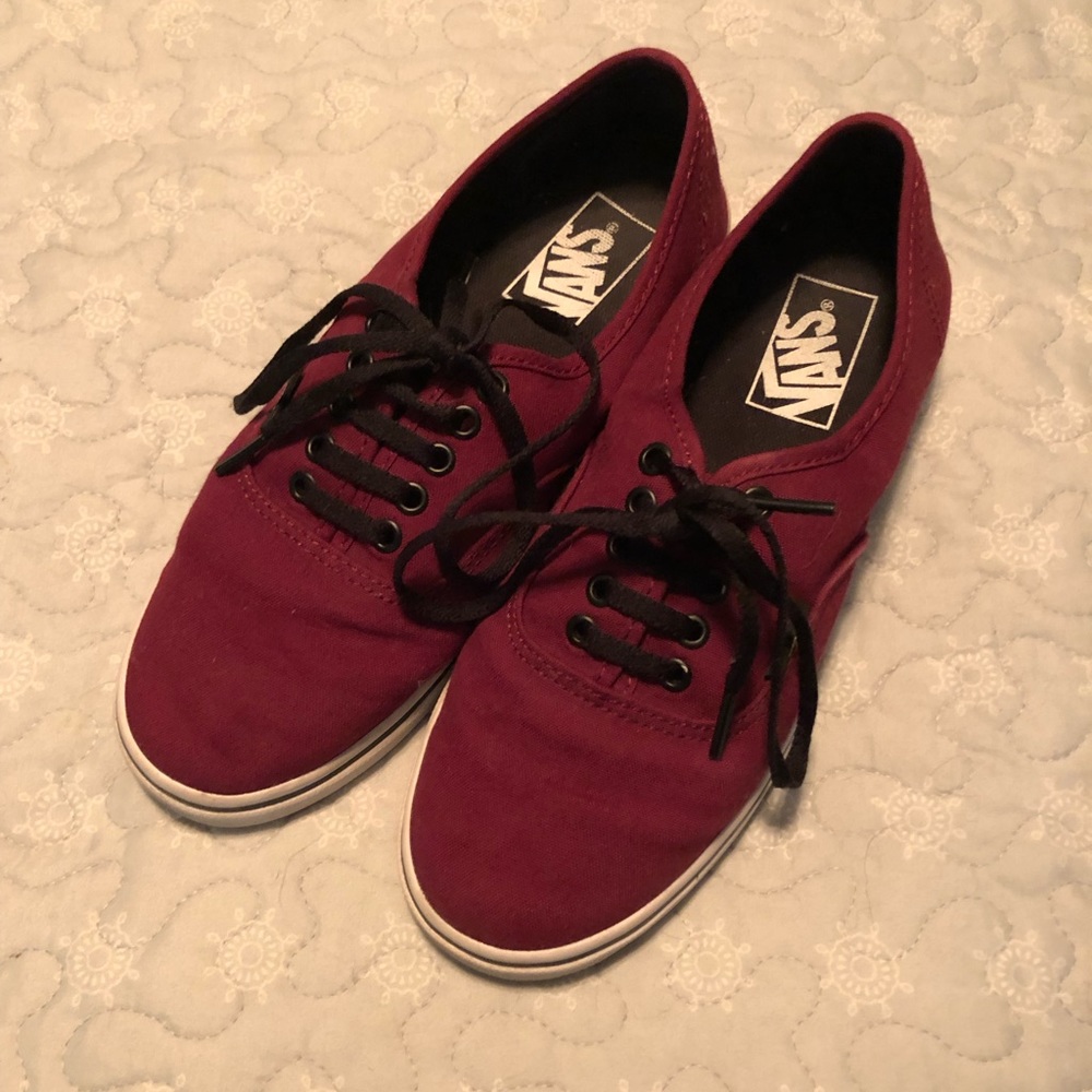 Maroon Vans